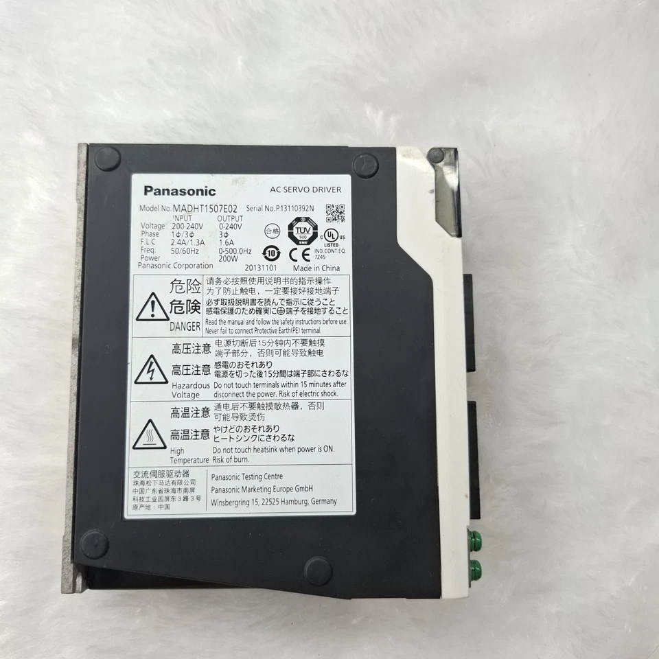 PANASONIC MADHT1507E02 AC SERVO DRIVER 200-240V 200W MADHT1507E02